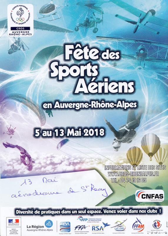 affiche fetes sports aeriens 2018